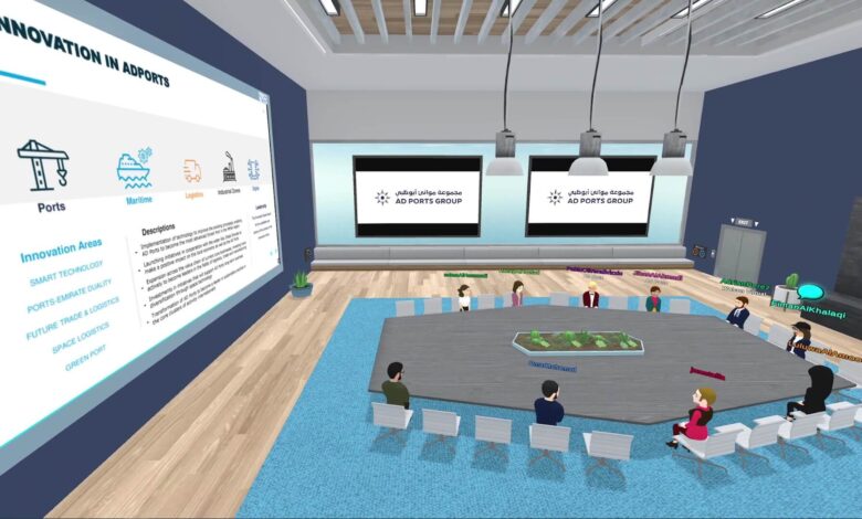 eBlue_economy_AD Ports Group Launches its UAE Innovation Month 2022 Activities in a 3D Virtual World “Metaverse”