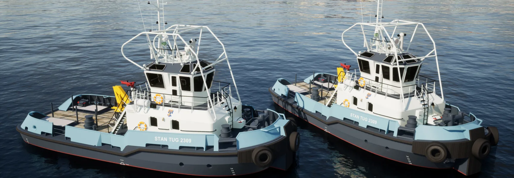 eBlue_economy_Damen Shipyards signs contract with Tidewater for the supply of two Damen Stan Tugs 2309