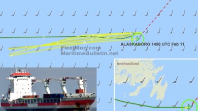 eBlue_economy_Dutch freighter ordered to loop back and forth in North Atlantic, suspect in oil leak
