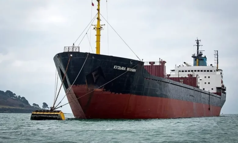 eBlue_economy_France intercepts Russian Cargo Ship