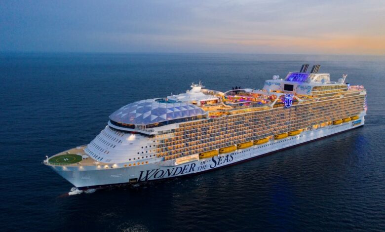 eBlue_economy_World's Largest Cruise Ship Arrives at Port Everglades