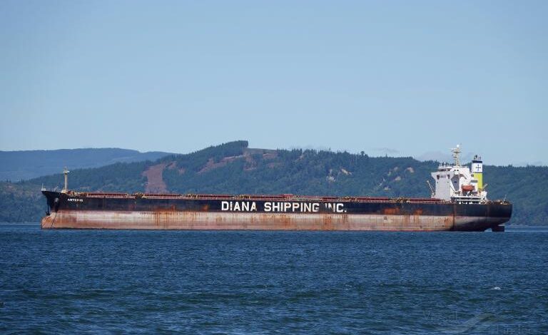 eBlue_economy_Diana Shipping Announces Time Charter Contract for mv Artemis with Cargill