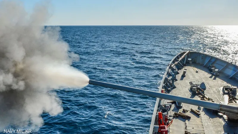 eBlue_economy_سفينة ضالة_ادت تشعل مواجهة في شبه الجزيرة الكورية