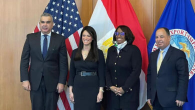 eblue_economy_Egyptian Finance Minister_Egypt is attractive to investments. We look forward to financing the American Export Bank for green projects
