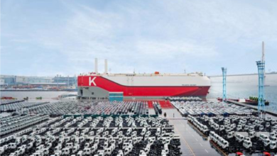 eBlue_economy_K LINE begins vehicle terminal operation in Japan