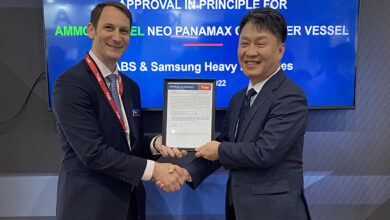 eBlue_economy_ABS AIP for Samsung Heavy Industries’ Ammonia-Fueled Neo-Panamax Container Vessel