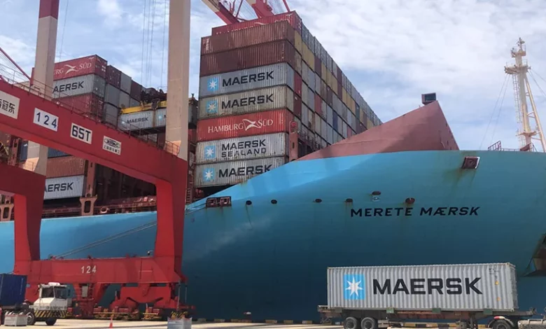 eBlue_economy_Maersk carries out its first international relay shipments in China
