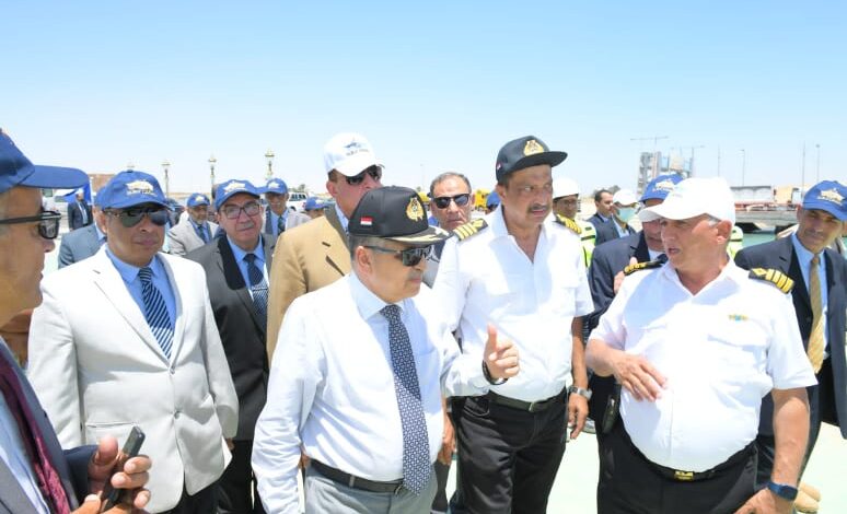 eBlue_economy_Osama Rabie _ During the inspection tour of the project to develop the southern sector of the Suez