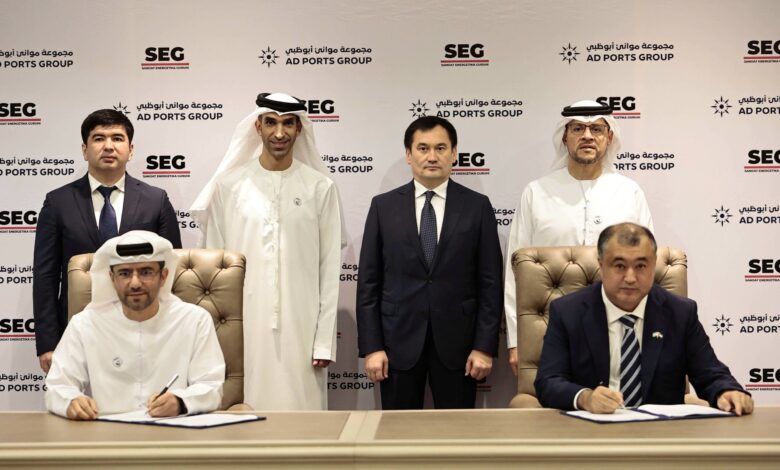 eBlue_economy_AD Ports Group and SEG Sign Two Agreements for Development of Food Trading Infrastructure in Uzbekistan