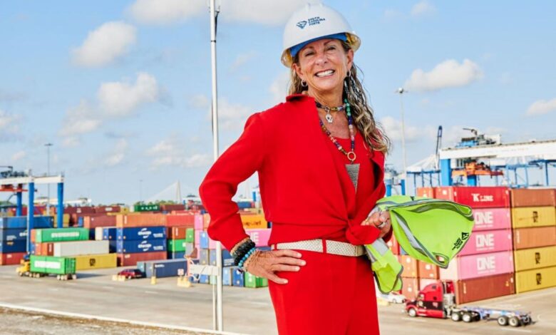 eBlue_economy_Barbara Melvin_First woman to lead a top 10 U.S. operating container port.
