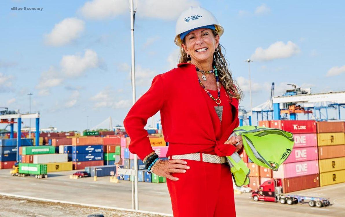 eBlue_economy_Barbara Melvin_First woman to lead a top 10 U.S. operating container port.