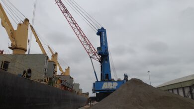 eBlue_economy_Port of Immingham welcomes shipment of conditioned pulverised fly ash