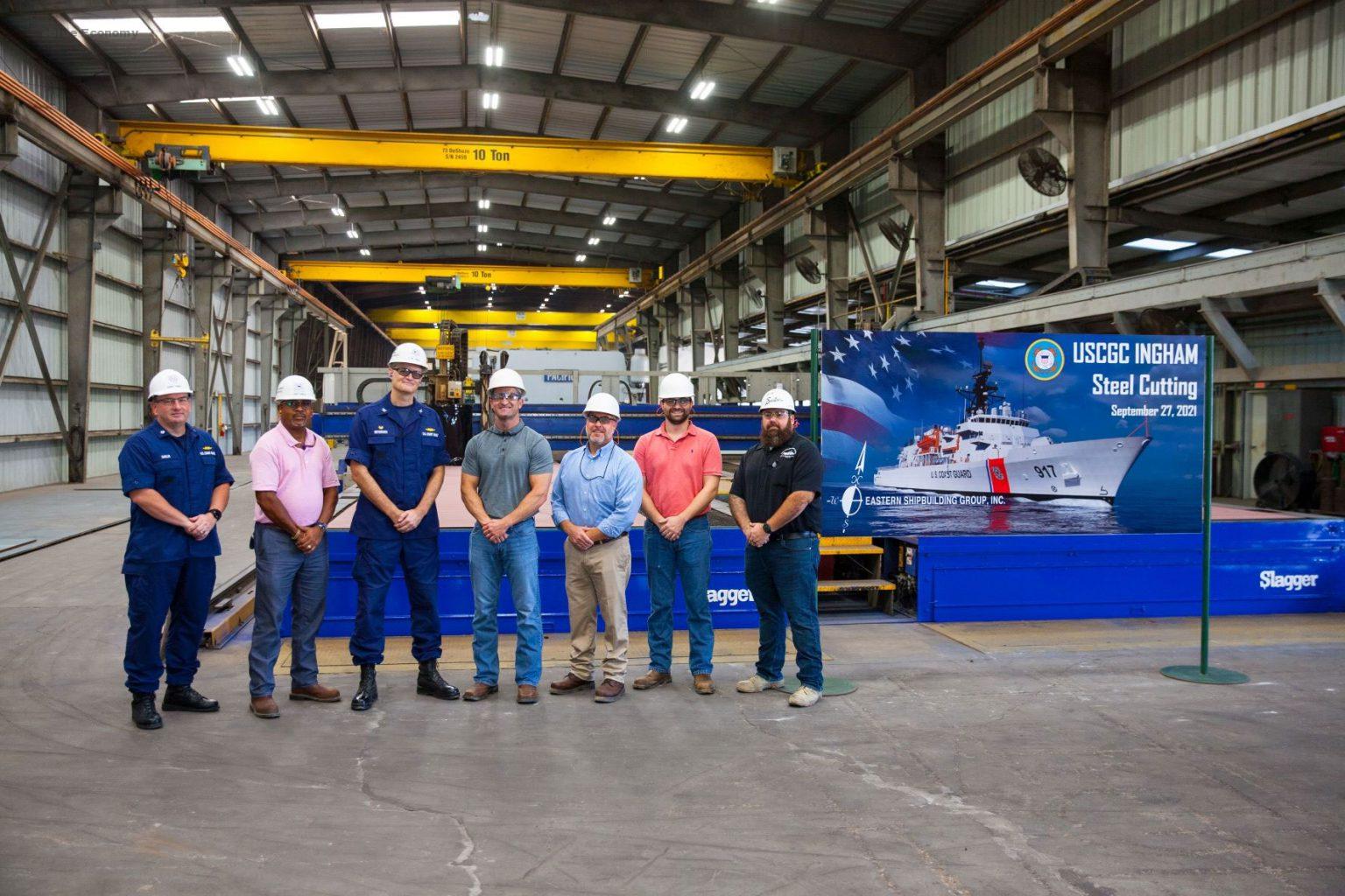 eblue_economy_Eastern Shipbuilding Group Announces Keel Authentication For Third United States Coast Guard Offshore Patrol Cutter