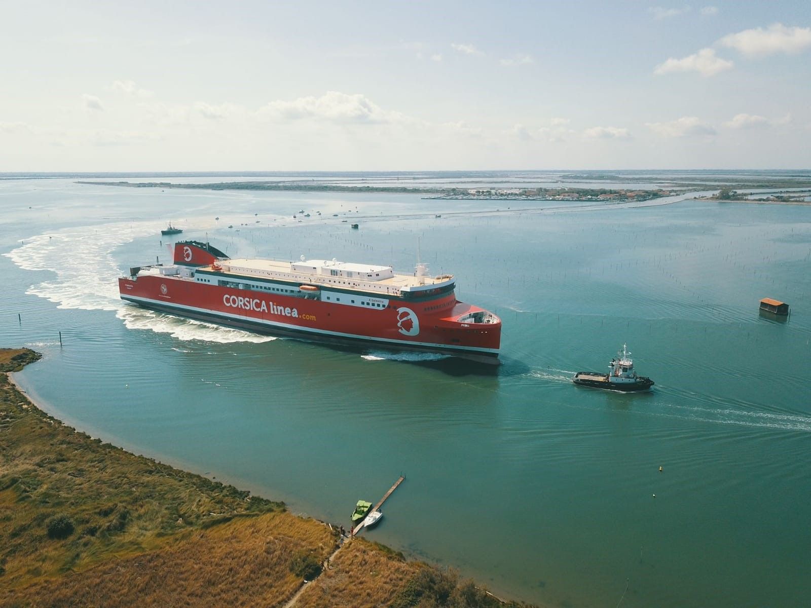 Eblue_economy_The new Corsica Linea ferry has successfully left the Visentini Shipyard