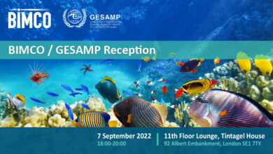 eBlue_economy_BIMCO Reception for GESAMP delegates