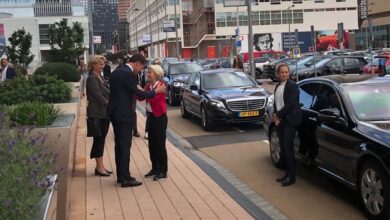 eBlue_economy_Ursula von der Leyen visits the port of Rotterdam