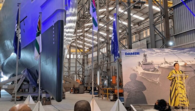 eBlue_economy_Damen Shipyards Cape Town celebrates blessing ceremony for second MMIPV
