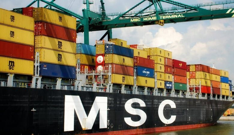 eBlue_economy_Jeddah Islamic Port Receives First Vessel on MSC’s New Shipping Service