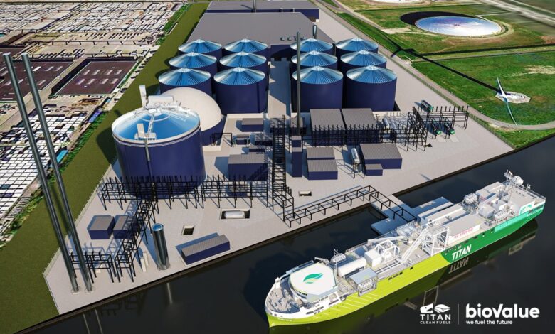 eBlue_economy_Titan to build the world’s largest biomethane liquefaction plant
