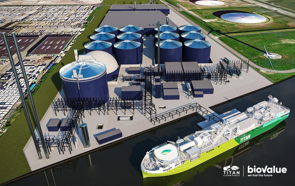 eBlue_economy_Titan to build the world’s largest biomethane liquefaction plant