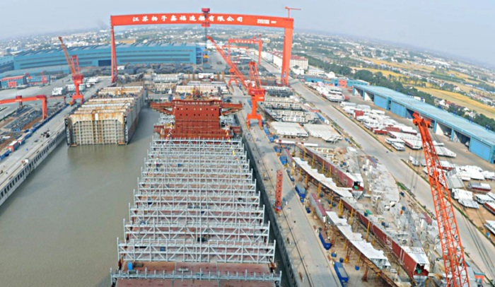 eBlue_economy_Yangzijiang Shipbuilding wins 22 contracts, order book at record high of $14.67 billion