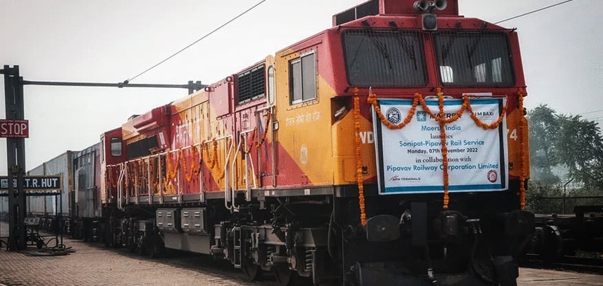 eBlue_economy_ Maersk flags off Pratigya Express-