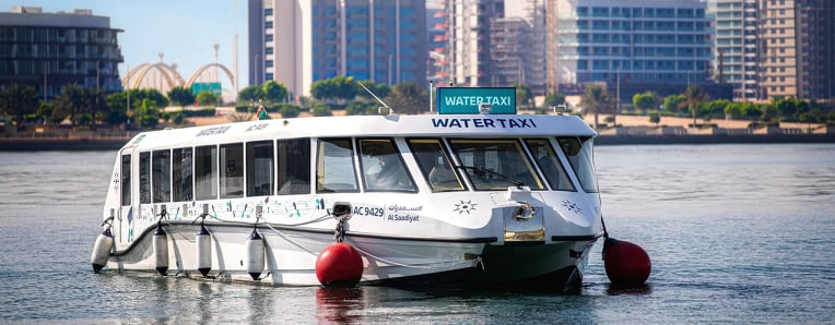 eBlue_economy_Abu Dhabi Public Water Taxi Service