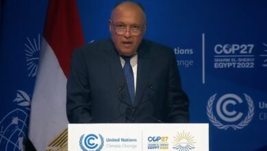 eBlue_economy_Shoukry_Egypt will spare no effort to confront climate change