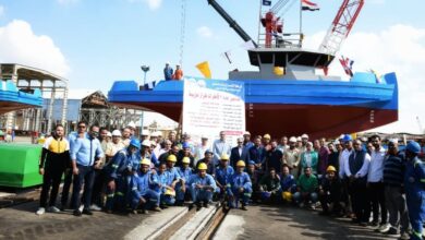 eBlue_economy_Temsah Shipbuilding Company Inaugurates Three New Locomotives