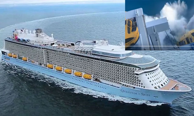 Cruise ship QUANTUM OF THE SEAS lifeboat accident VIDEO – Blue Economy image