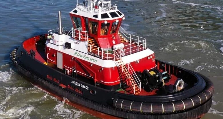 eBlue_economy_Robert Allan Ltd.announces the RApport 2600 tug Hayden Grace delivered to Bay-Houston